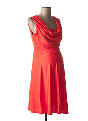 Robe maternité stretch orange POMKIN femme
