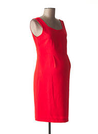 Robe maternité sans manche orange NINA BELLY femme