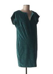 Robe maternité vert FRAGILE pour femme seconde vue
