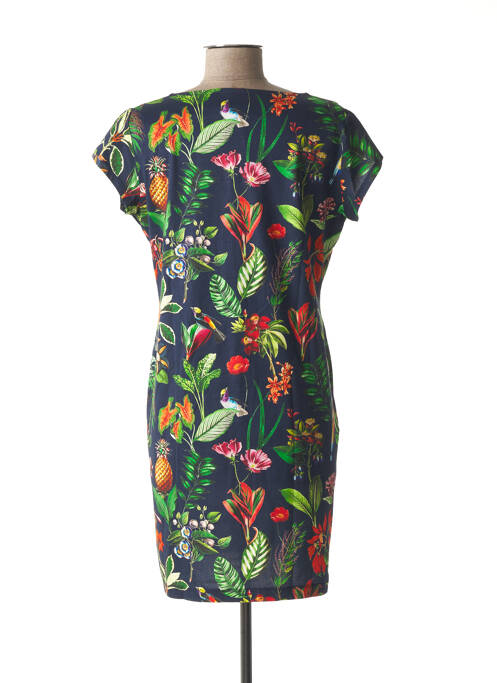 Robe maternité stretch bleu FRAGILE femme