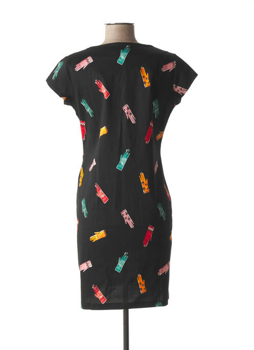 Robe maternité noir FRAGILE pour femme