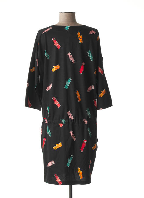 Robe maternité noir FRAGILE pour femme