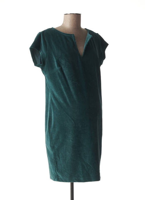 Robe maternité vert FRAGILE pour femme