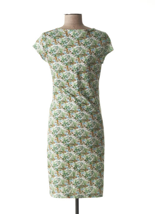 Robe maternité vert FRAGILE pour femme