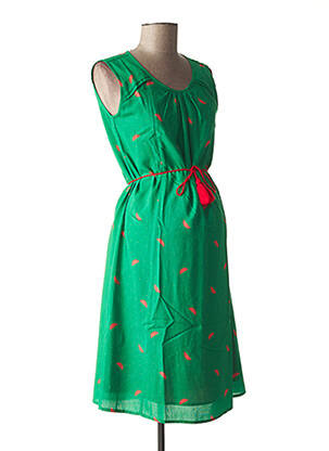 Robe maternité doublure vert POMKIN femme