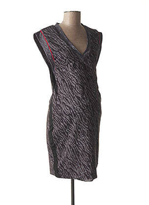 Robe maternité empiècements gris LOVE2WAIT femme