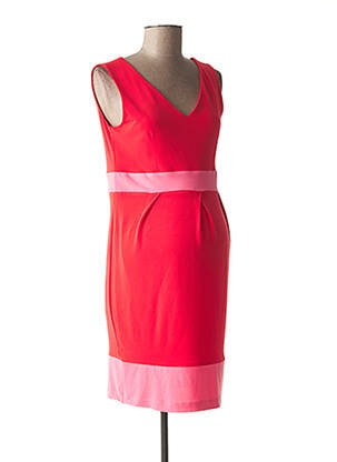 Robe maternité stretch rouge NINA BELLY femme