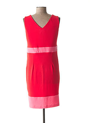 Robe maternité stretch rouge NINA BELLY femme