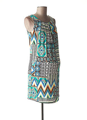 Robe maternité stretch vert NINA BELLY femme
