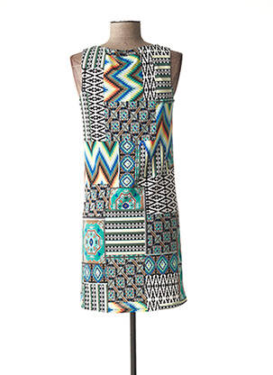 Robe maternité stretch vert NINA BELLY femme