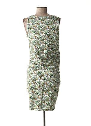 Robe maternité stretch vert FRAGILE femme
