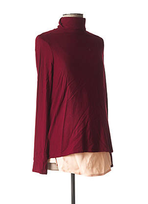 T-shirt / top maternité coupe cintrée rouge POMKIN femme
