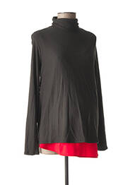 T-shirt / top maternité empiècements gris POMKIN femme