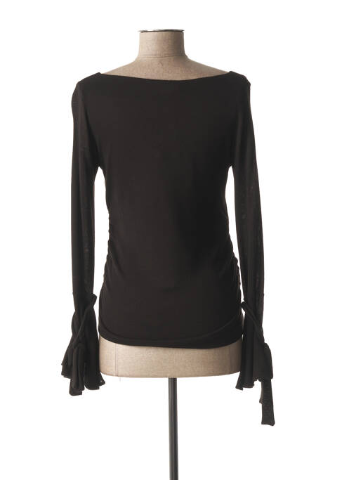 Pull maternité coupe cintrée noir PIETRO BRUNELLI femme