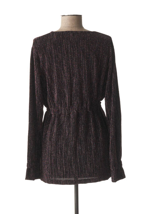 Chemisier maternité noir FRAGILE pour femme