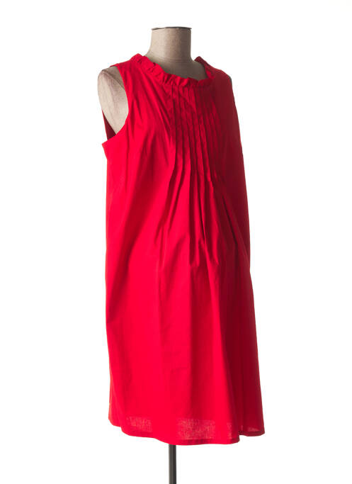 Robe maternité rouge MENONOVE pour femme