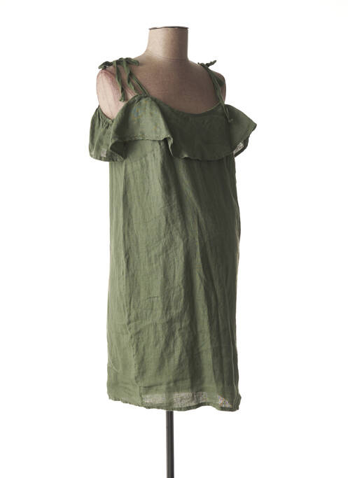 Robe maternité vert MENONOVE pour femme