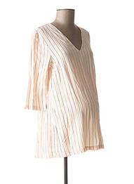 Tunique maternité col v rose FRAGILE femme