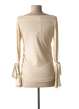 Pull maternité coupe cintrée beige PIETRO BRUNELLI femme