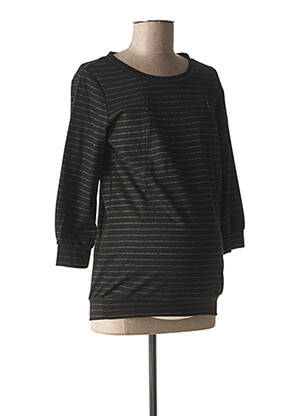 Pull maternité stretch noir FRAGILE femme
