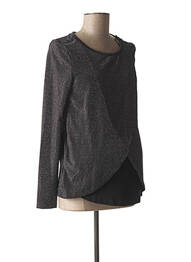 Chemisier maternité coupe évasée gris OHMA ! femme