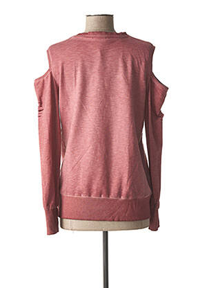 Pull maternité col rond rose LOVE2WAIT femme