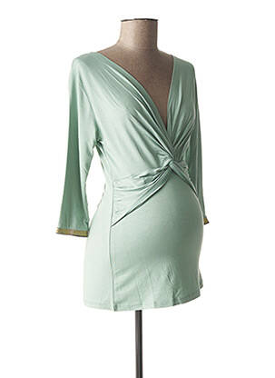 T-shirt / top maternité manches 3/4 vert MUM OF THE WORLD BY GRIET femme
