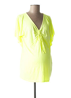 T-shirt / top maternité col v jaune LOVE2WAIT femme
