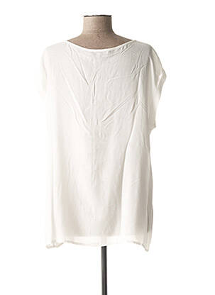Chemisier maternité manches courtes blanc QUEEN MUM femme