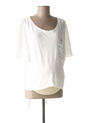 T-shirt blanc MENONOVE pour femme seconde vue