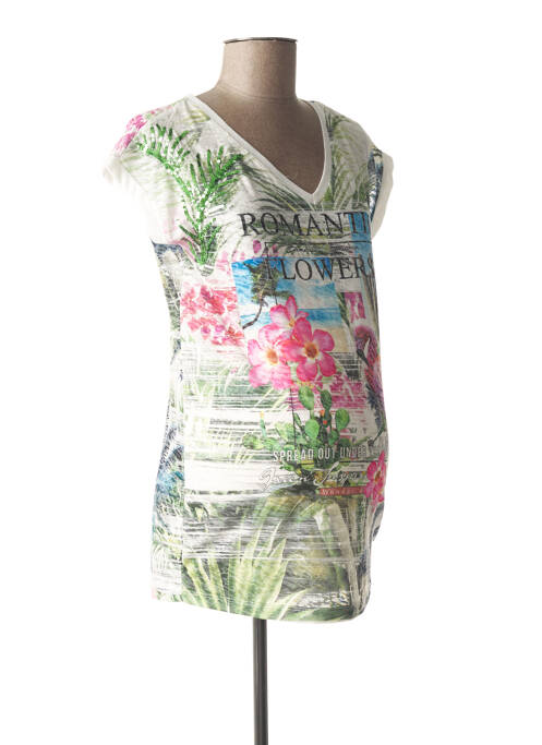 T-shirt / top maternité coupe cintrée vert LOVE2WAIT femme