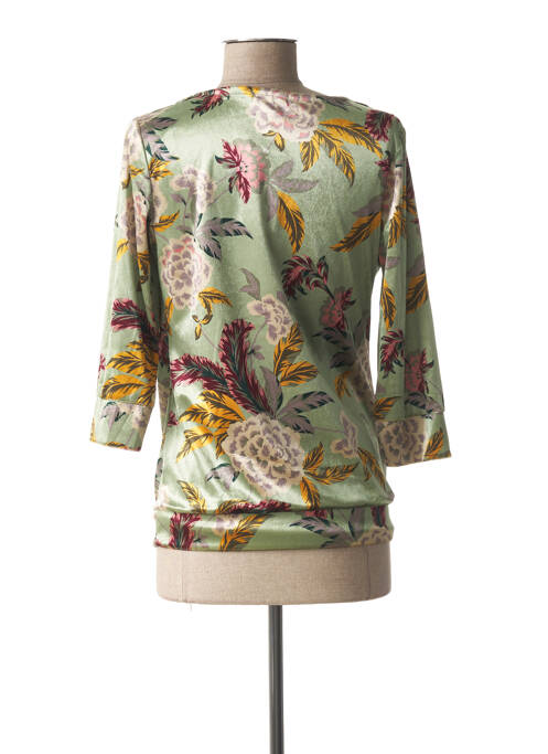 Chemisier maternité vert FRAGILE pour femme