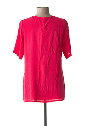 Blouse manches courtes manches courtes rose POMKIN femme