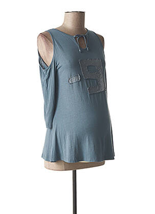 Chemisier maternité coupe évasée bleu MENONOVE femme
