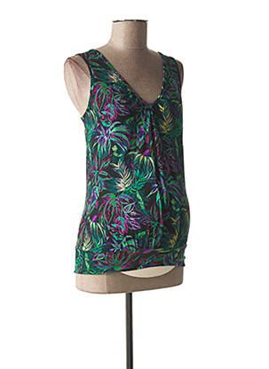 T-shirt / top maternité col v vert FRAGILE femme