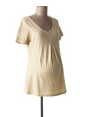 T-shirt / Top maternité beige MENONOVE pour femme seconde vue