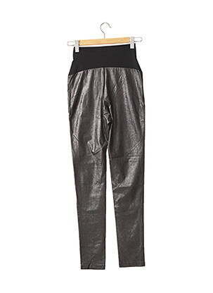 Pantalon maternité stretch gris FRAGILE femme