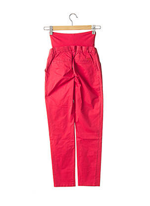 Pantalon maternité tissage popeline rouge LOVE2WAIT femme