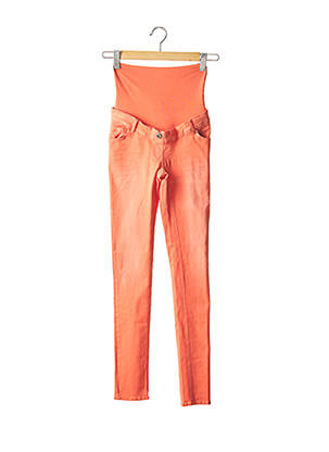 Jean maternité poches orange LOVE2WAIT femme