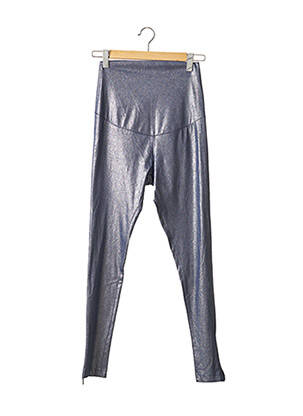 Pantalon maternité stretch bleu NINA BELLY femme