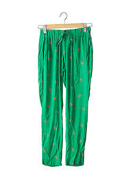 Pantalon maternité fermeture liens à nouer vert POMKIN femme