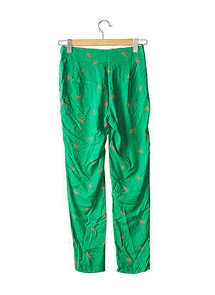 Pantalon maternité fermeture liens à nouer vert POMKIN femme