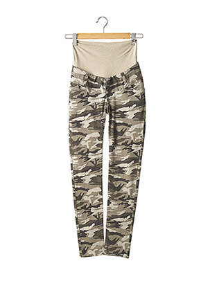 Pantalon maternité empiècements vert LOVE2WAIT femme