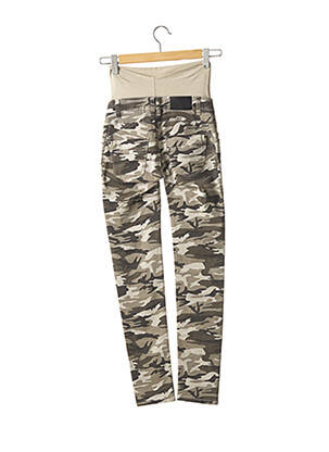 Pantalon maternité empiècements vert LOVE2WAIT femme