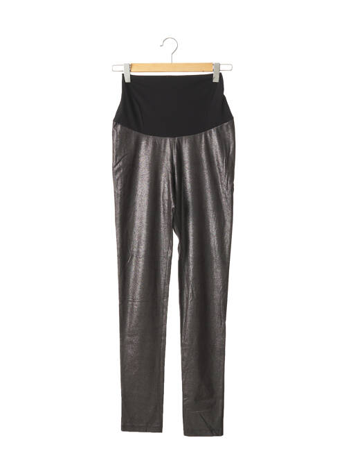 Pantalon maternité stretch gris FRAGILE femme