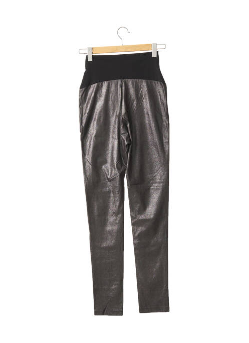Pantalon maternité stretch gris FRAGILE femme