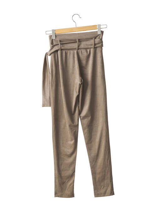 Pantalon maternité poches beige FRAGILE femme