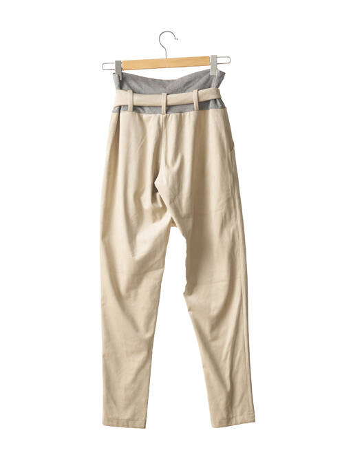 Pantalon maternité beige FRAGILE pour femme