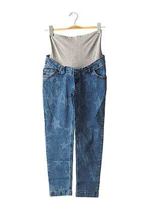 Pantalon maternité poches bleu LOVE2WAIT femme