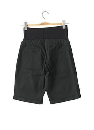 Short / bermuda maternité tissage popeline noir MENONOVE femme
